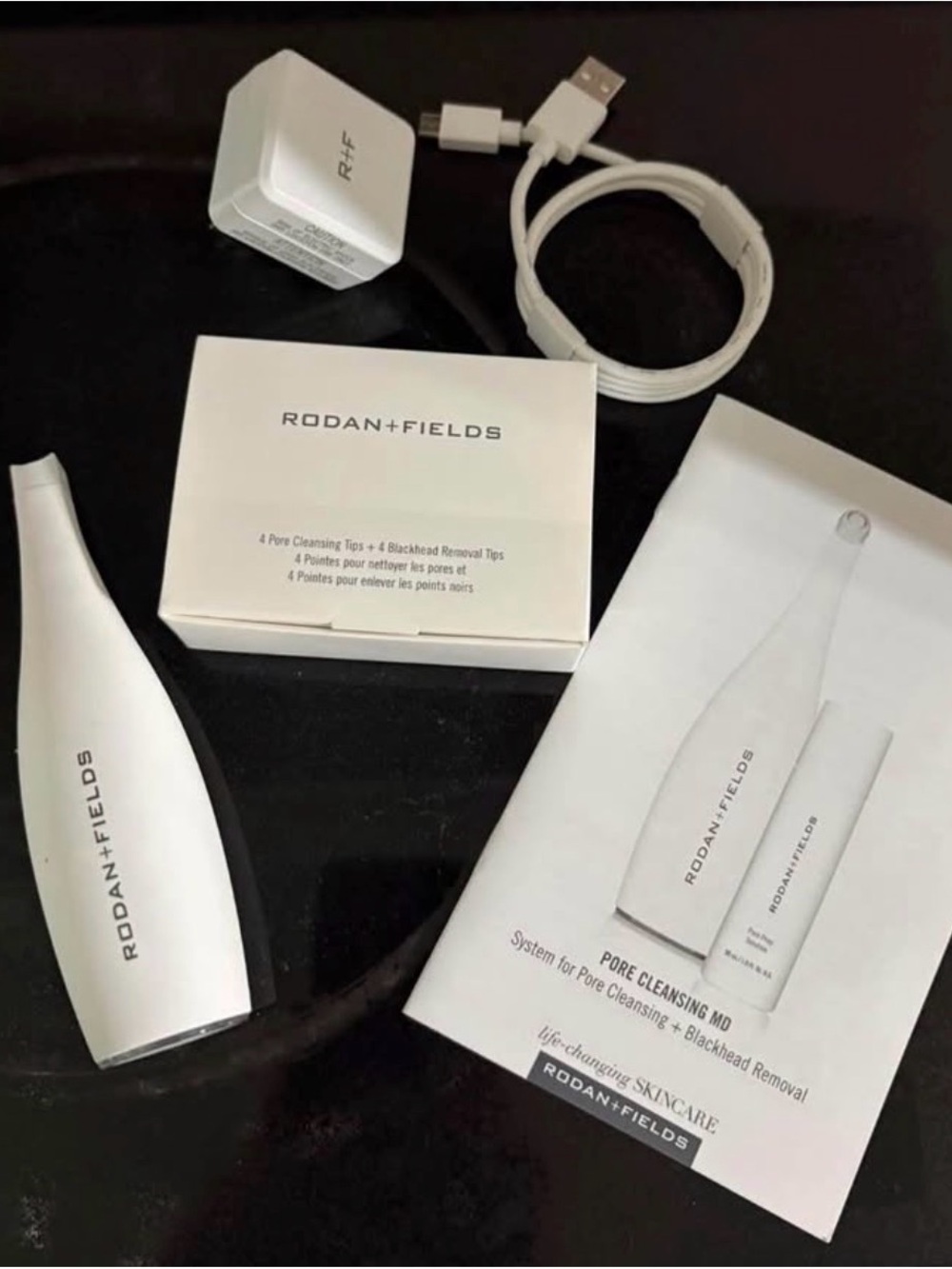 Rodan + Fields Pore Cleansing Device Kit with Charger & Tips